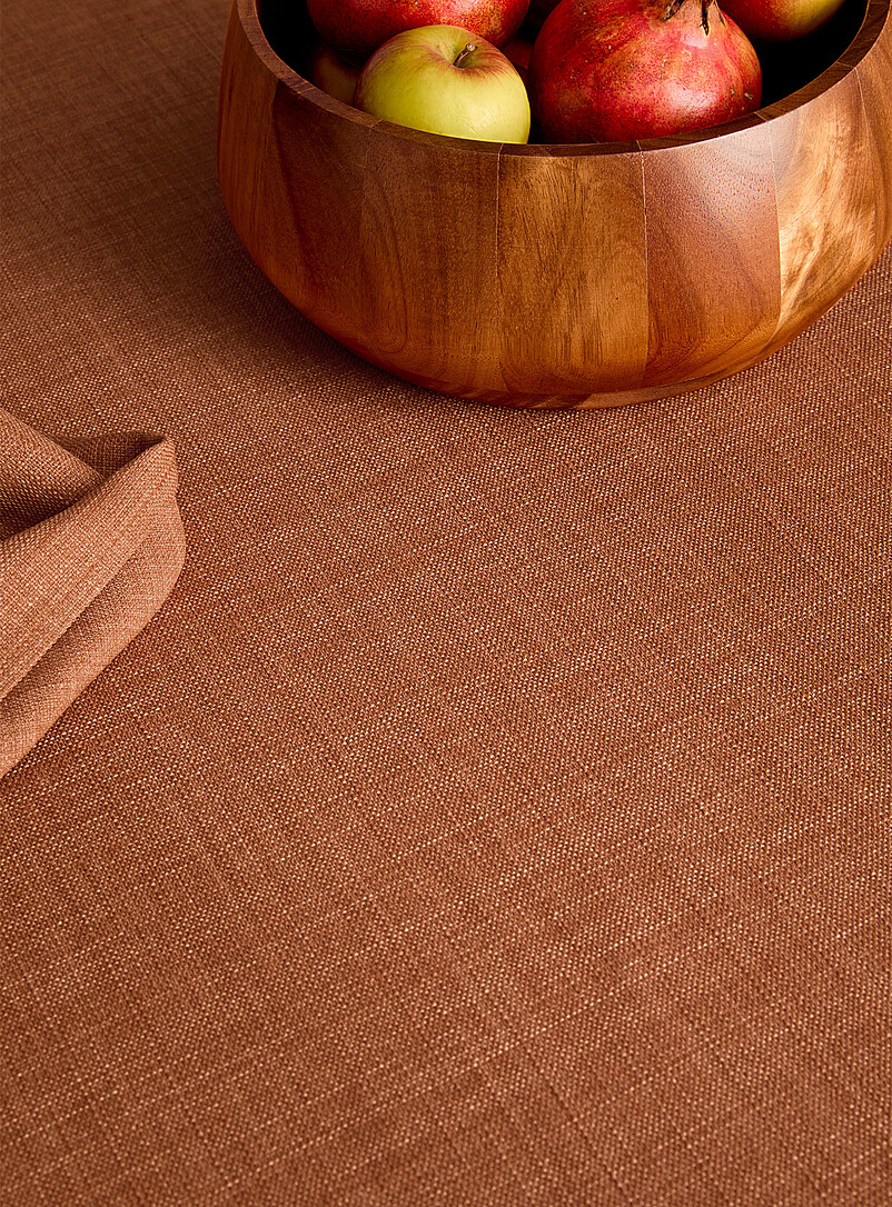 Rust textured tablecloth product image 2