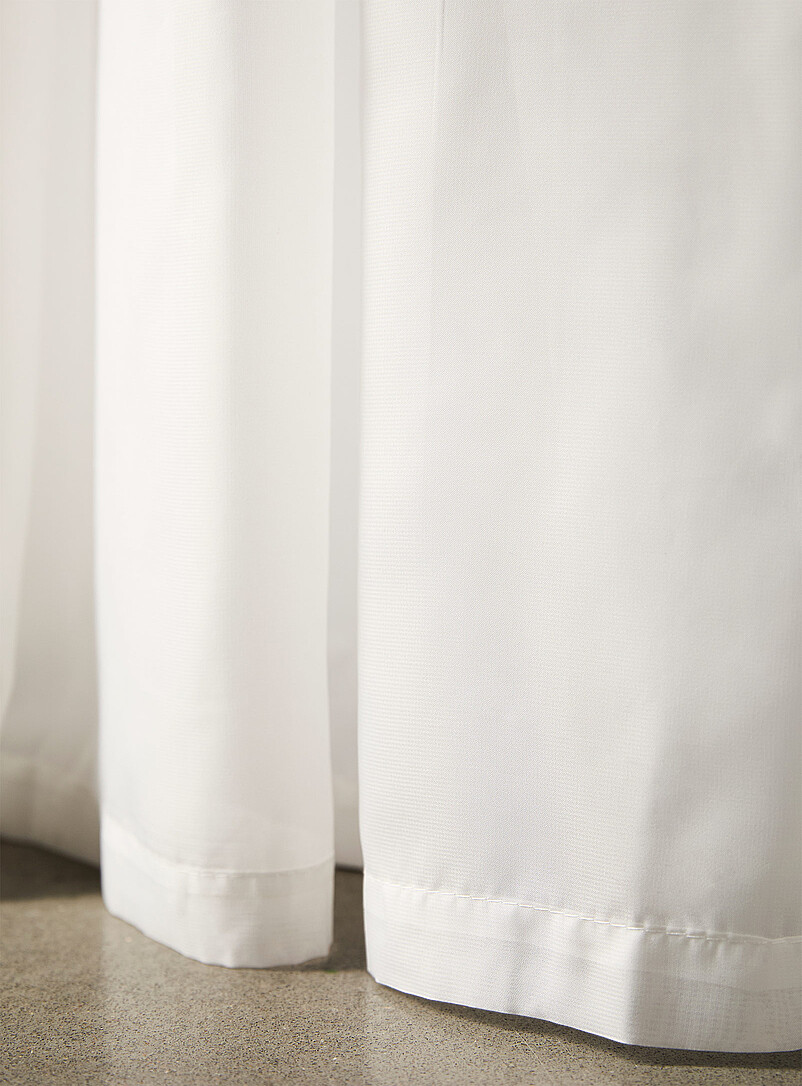 Extra-long neutral-coloured sheer curtain One panel 250 x 300 cm product image 2