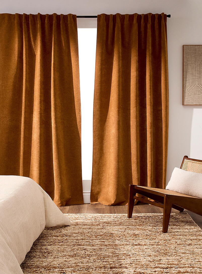 Chenille Blackout Curtain One Panel 135 X 220