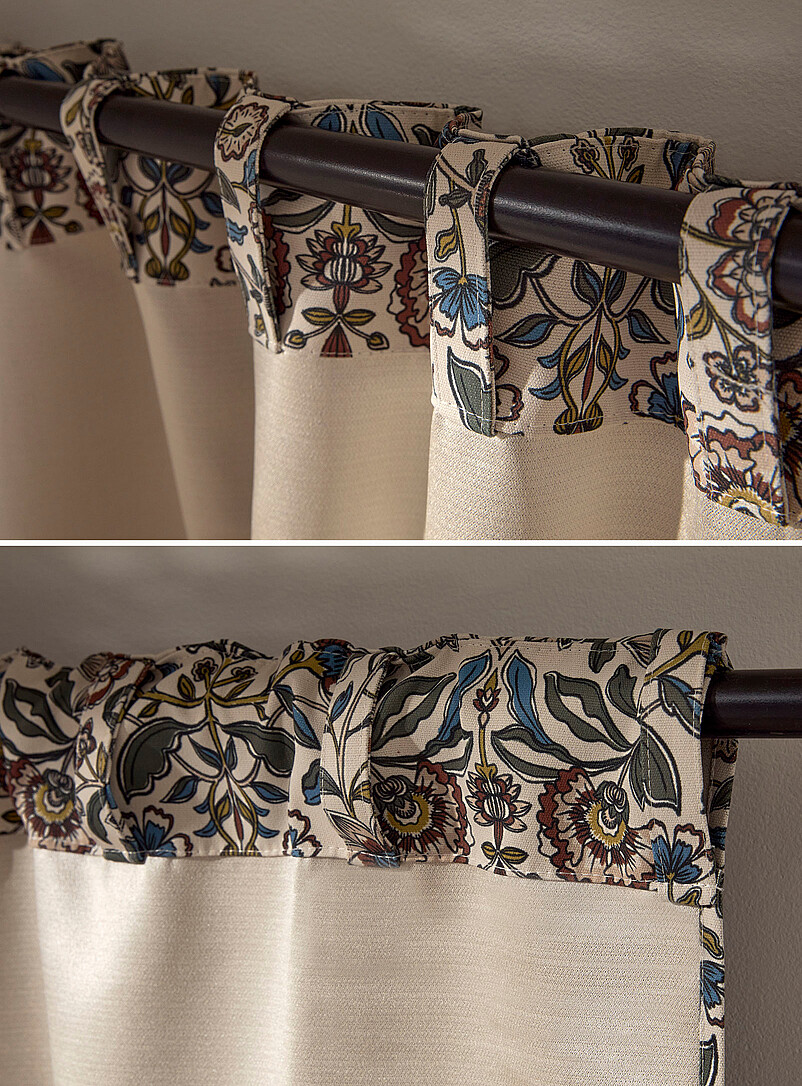 Muted flowers blackout curtain One panel 140 x 220 cm product image 3