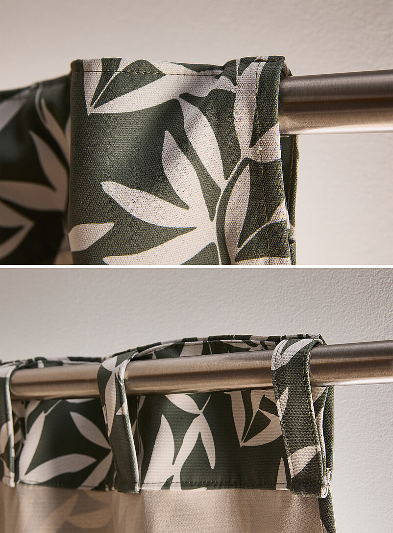 Bamboo leaves blackout curtain One panel 140 x 220 cm product image 3