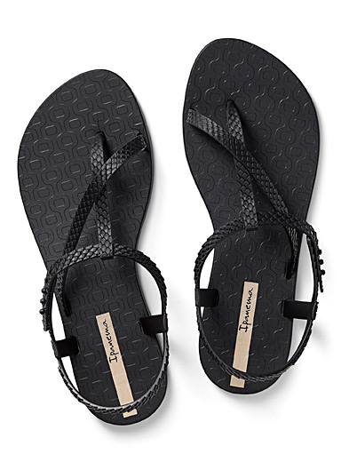 ipanema black sandals
