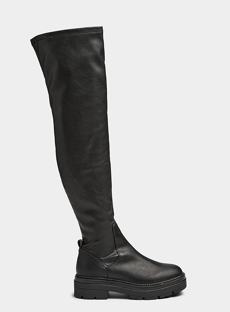 Steve Madden Black Industry knee-high boots Women for women