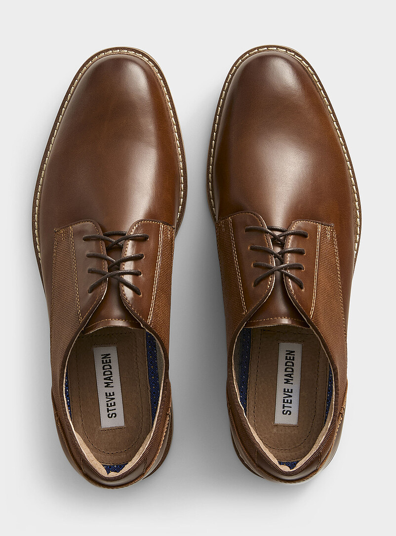 Steve Madden: La chaussure derby Marbry Homme Noir pour homme