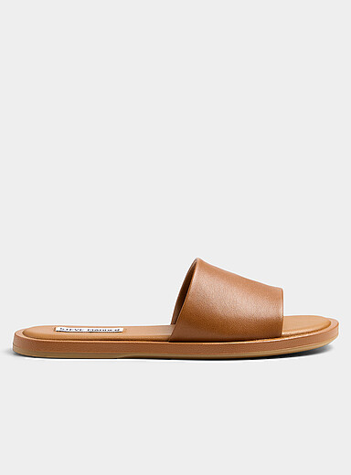 Steve Madden: La sandale mule Kaya Femme Brun clair pour femme