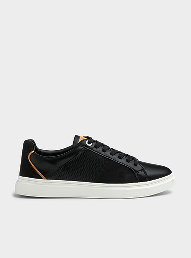 Le sneaker mati&egrave;res mixtes Styler Homme