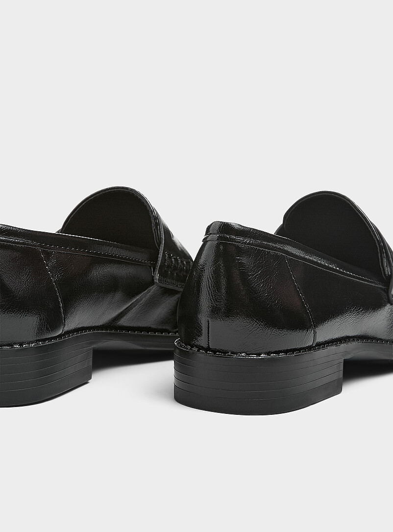 Steve Madden Black Creative ruched loafers Women for women