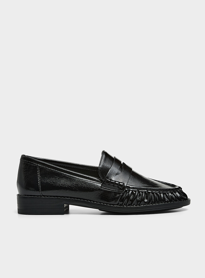 Steve Madden: Le fl&acirc;neur fronc&eacute; Creative Femme Noir pour femme