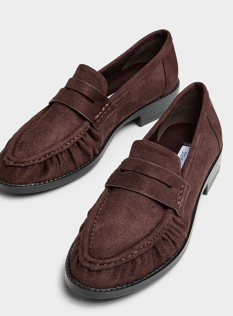Steve Madden Black Creative ruched loafers Women for women