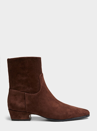 Steve Madden Brown Dusty mini block heel ankle boots Women for women