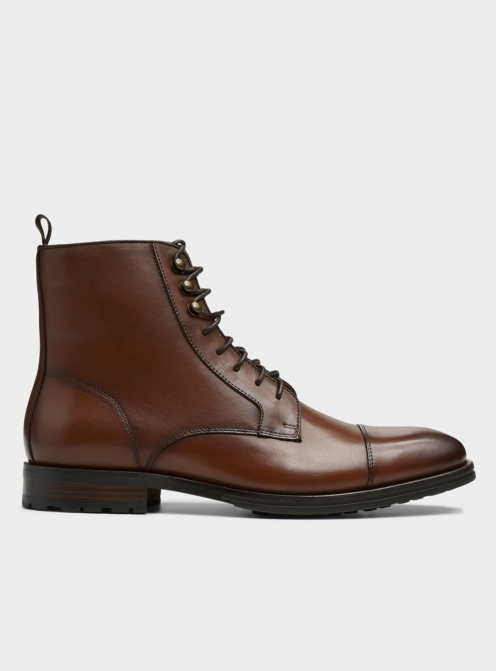 light brown dress boots Rome Boot in Brown