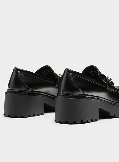 Approach golden buckle notched loafers Women product image 3