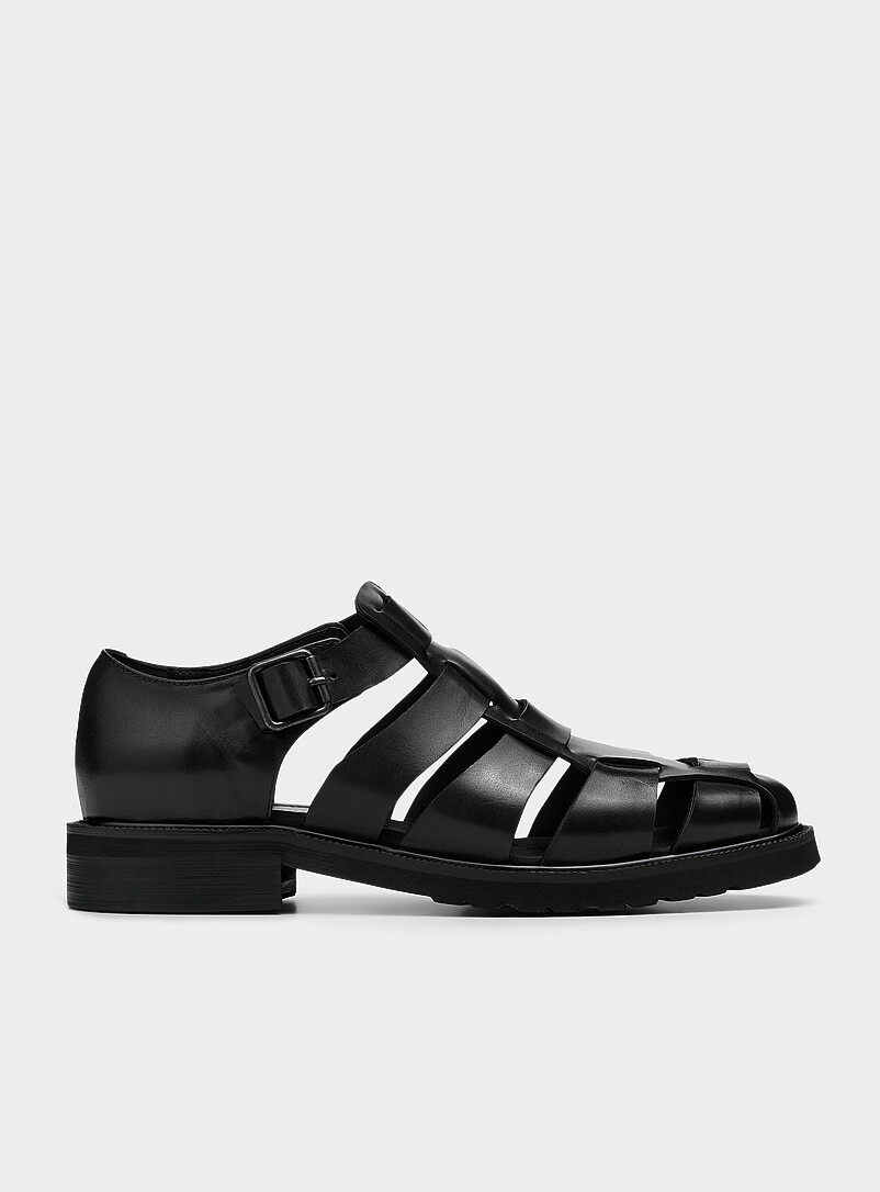 Havana leather sandals Men product image 3