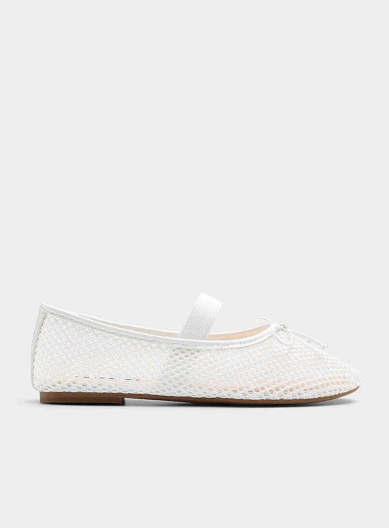 Palm mesh Mary Jane ballet flats Women product image (primary)
