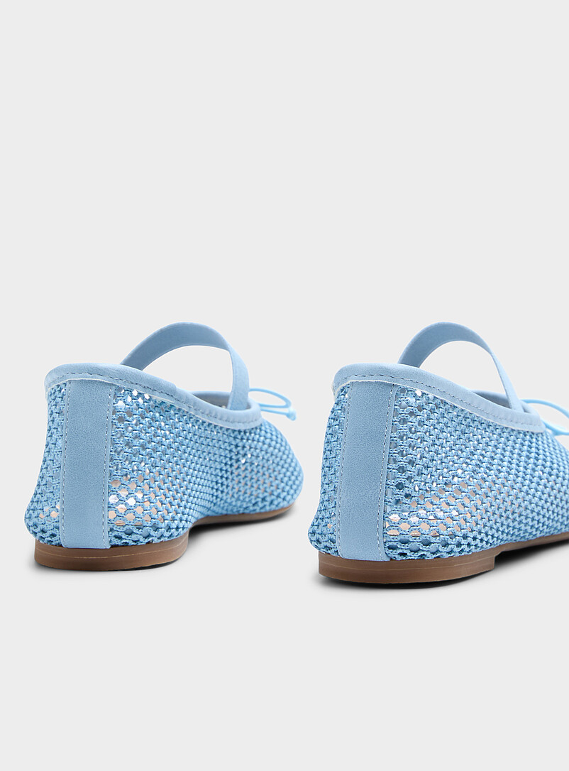 Palm mesh Mary Jane ballet flats Women product image 2