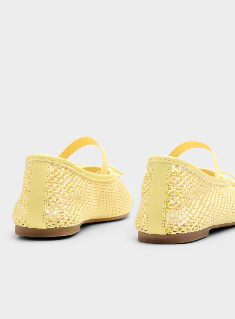 Palm mesh Mary Jane ballet flats Women product image 2