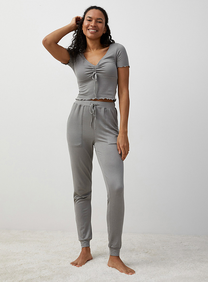Everyday Sunday Grey Day In Day Out lounge joggers for women
