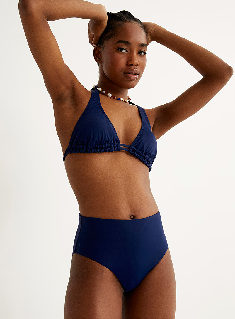 Quintsoul Marine Blue Blue double-string triangle top At Twik for women