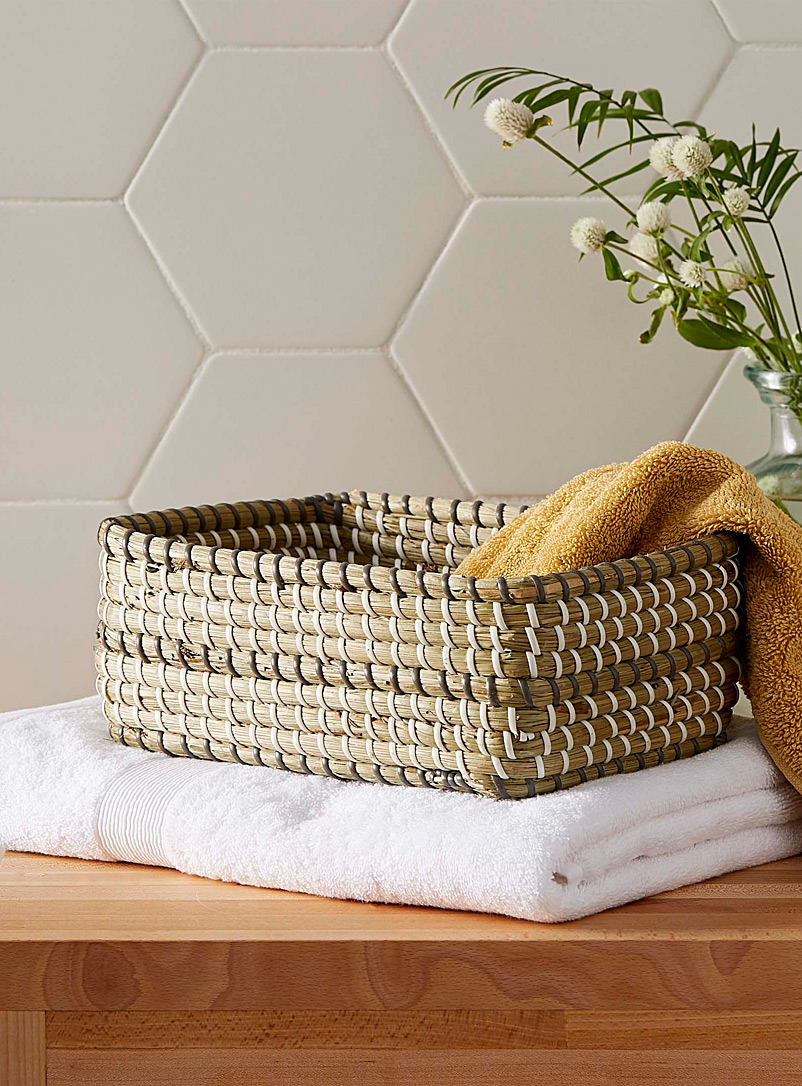 Simons Maison Assorted Small rectangular seagrass basket