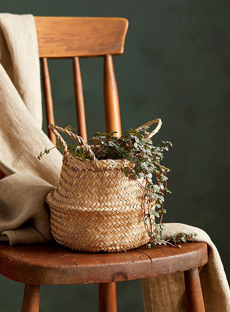 Simons Maison Assorted Small natural seagrass basket
