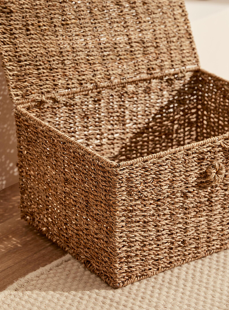 Simons Maison: La grande bo&icirc;te de rangement jonc de mer Jonc de mer
