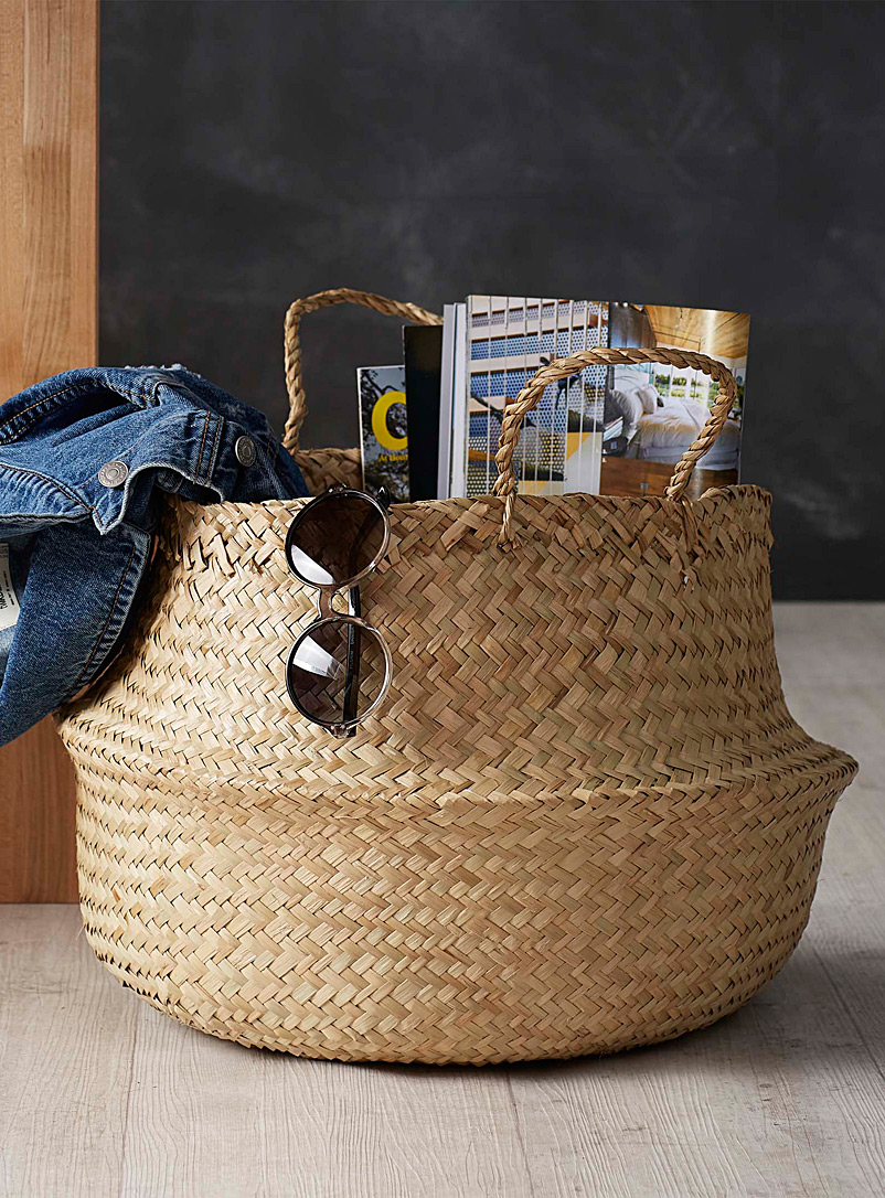 Simons Maison Assorted Natural seagrass basket