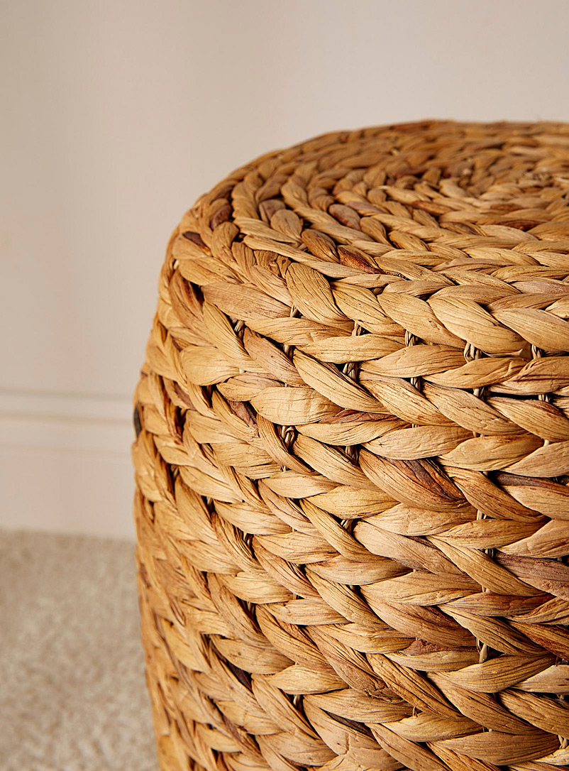 Simons Maison Assorted Braided seagrass stool