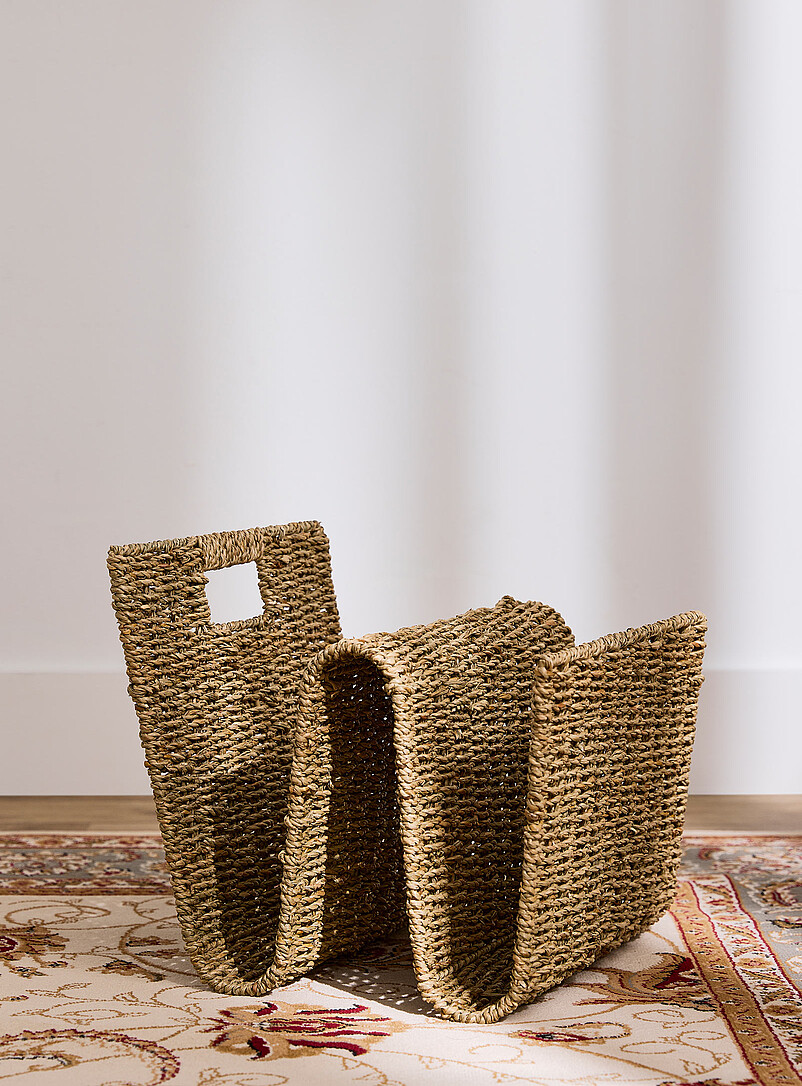 Simons Maison: Le porte-magazines jonc de mer Assorti
