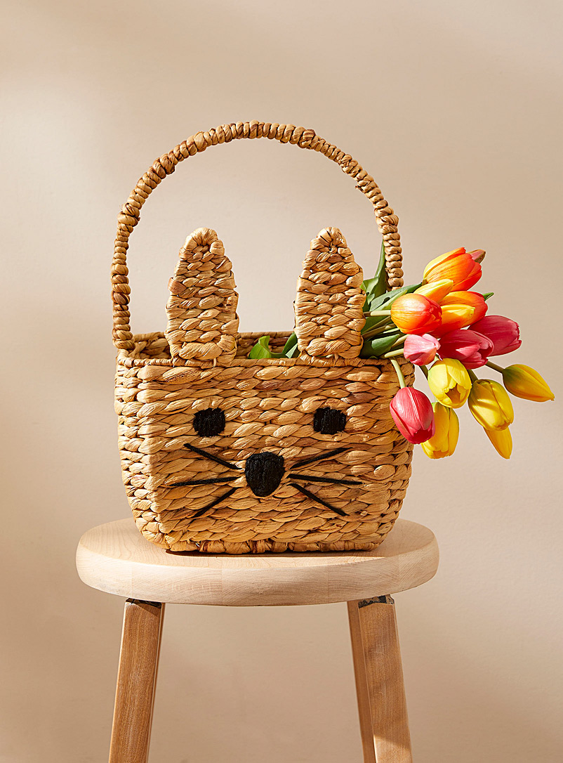 Simons Maison Assorted Rabbit-shaped braided basket