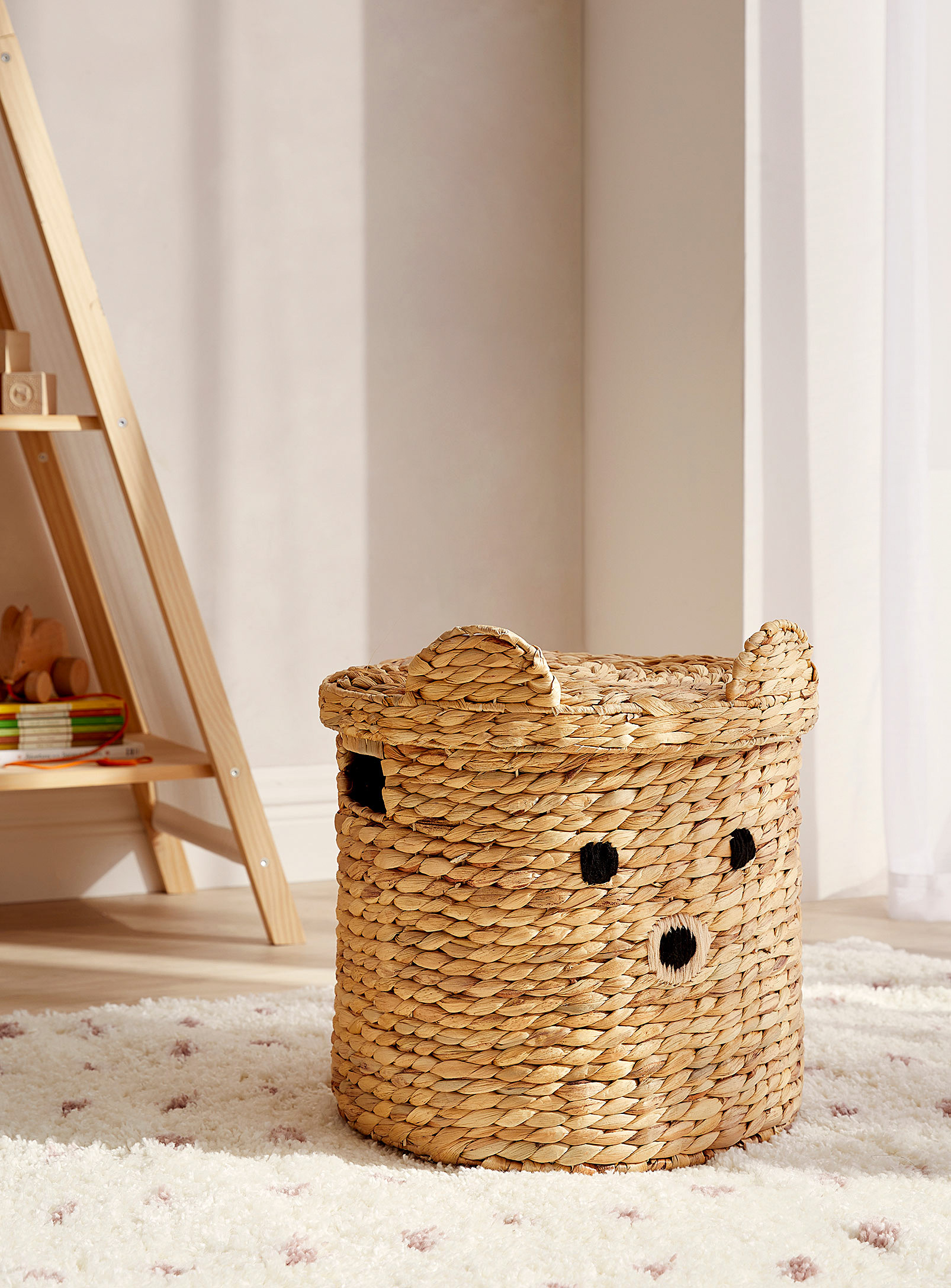 Simons Maison - Teddy bear woven storage basket