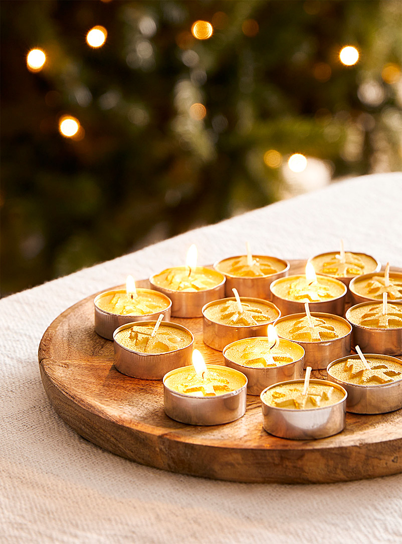 Simons Maison Assorted Golden fir candles Set of 15