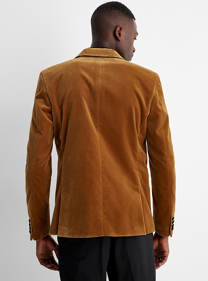 Le 31 Toast Amber velvet tuxedo jacket Stockholm fit - Slim for men