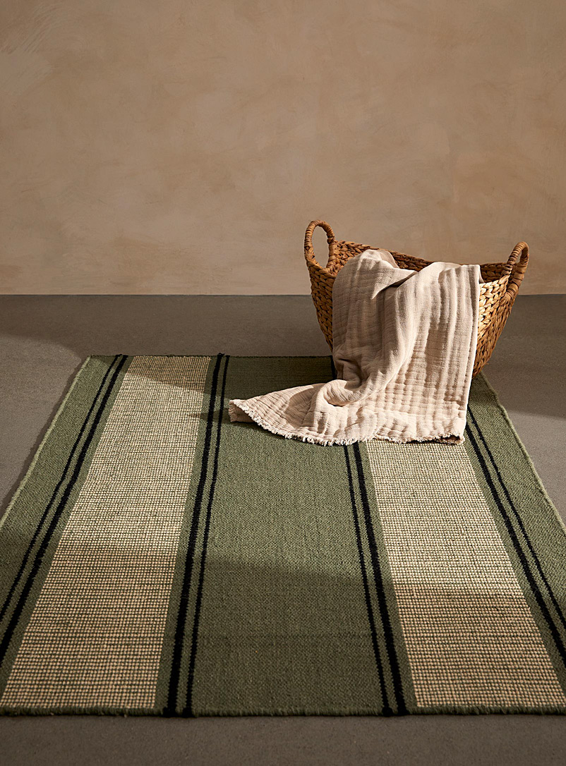 Botanical stripe rug 90 x 130 cm | Simons Maison | | Simons