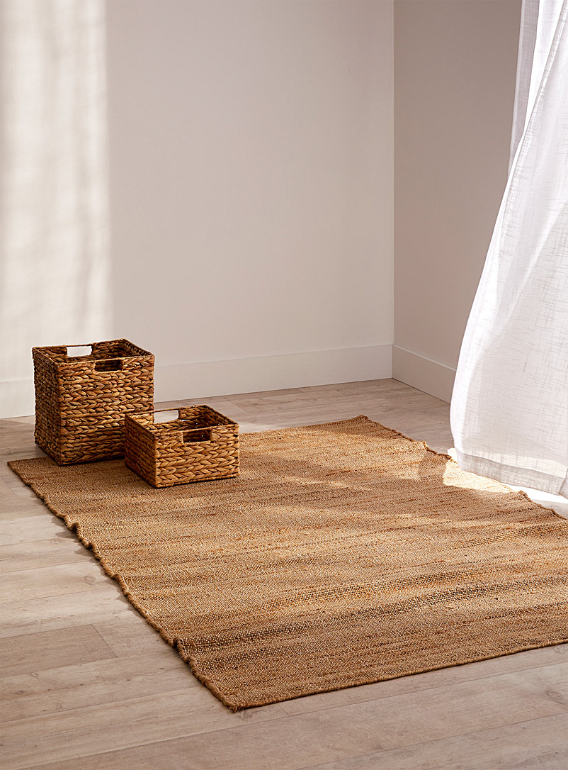 Simons Maison: Le tapis jute tressé naturel 120 x 180 cm Tan beige fauve