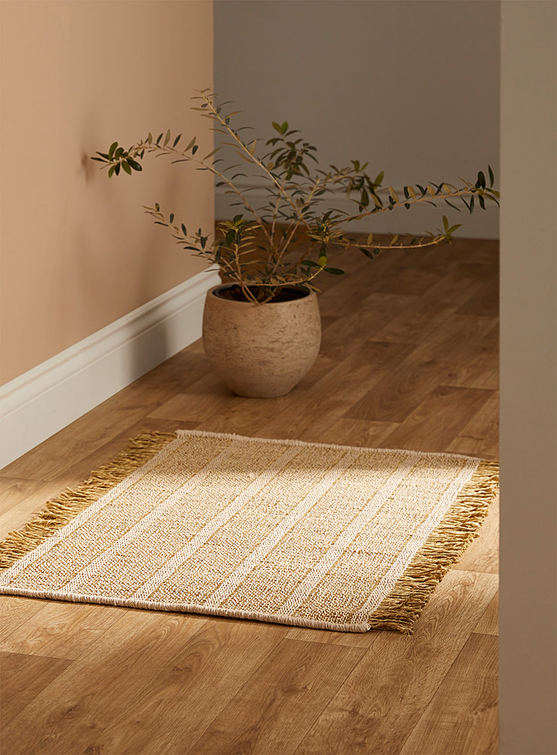 Simons Maison Fawn Braided cotton and seagrass rug 60 x 90 cm