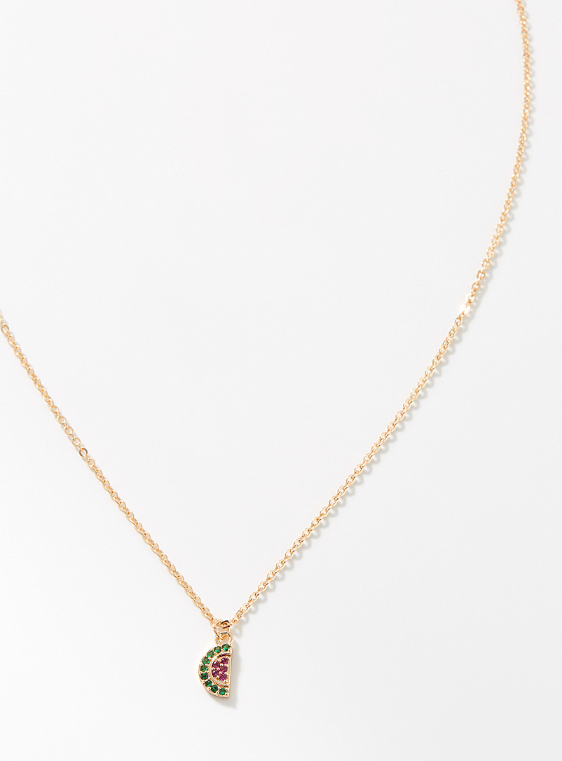 Simons Green Little fruit necklace for women