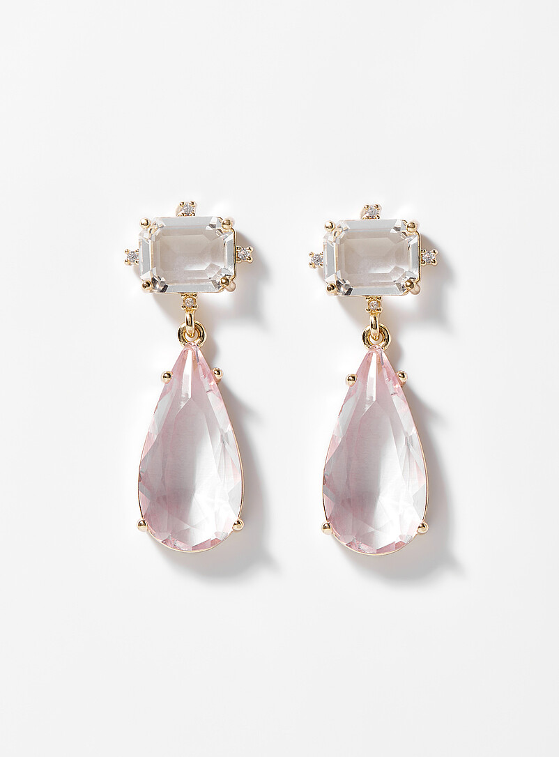 Romantic Faceted Gemstone Earrings
