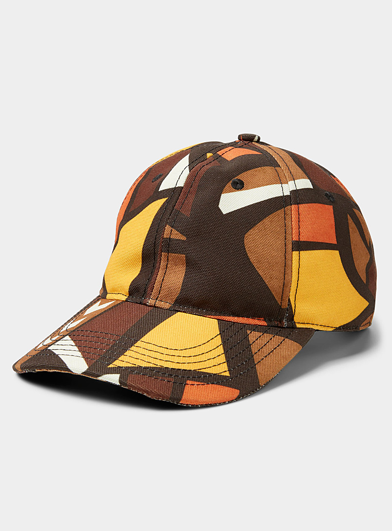Geometric stained-glass pattern cap | Moschino | Shop Men's 