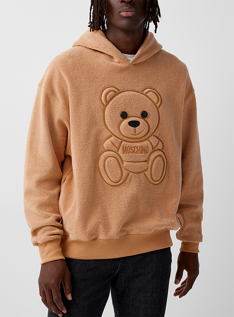 Teddy bouclé texture sweatshirt, Moschino, Shop Men's Designer Moschino  Online in Canada