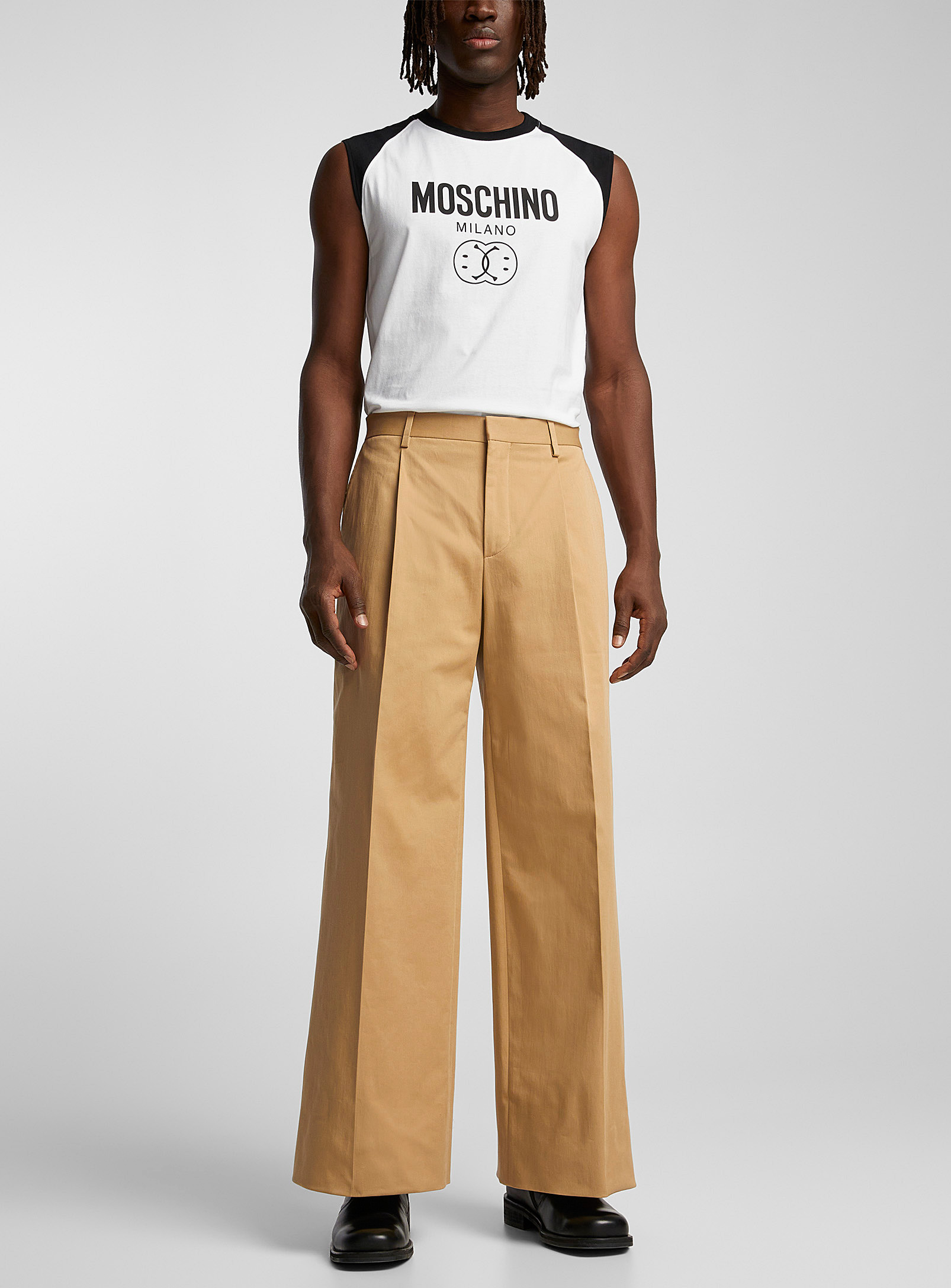 Moschino - Le pantalon ample gabardine