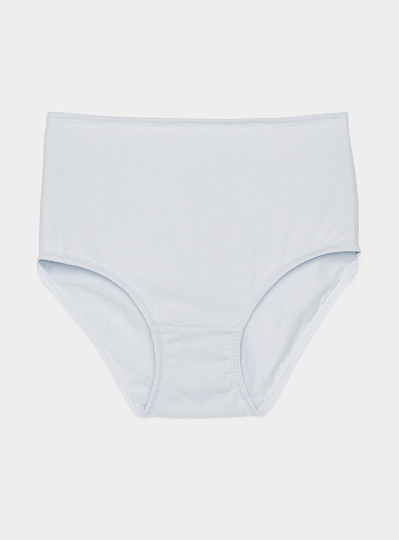 Miiyu Teal Organic cotton high-rise panty for women