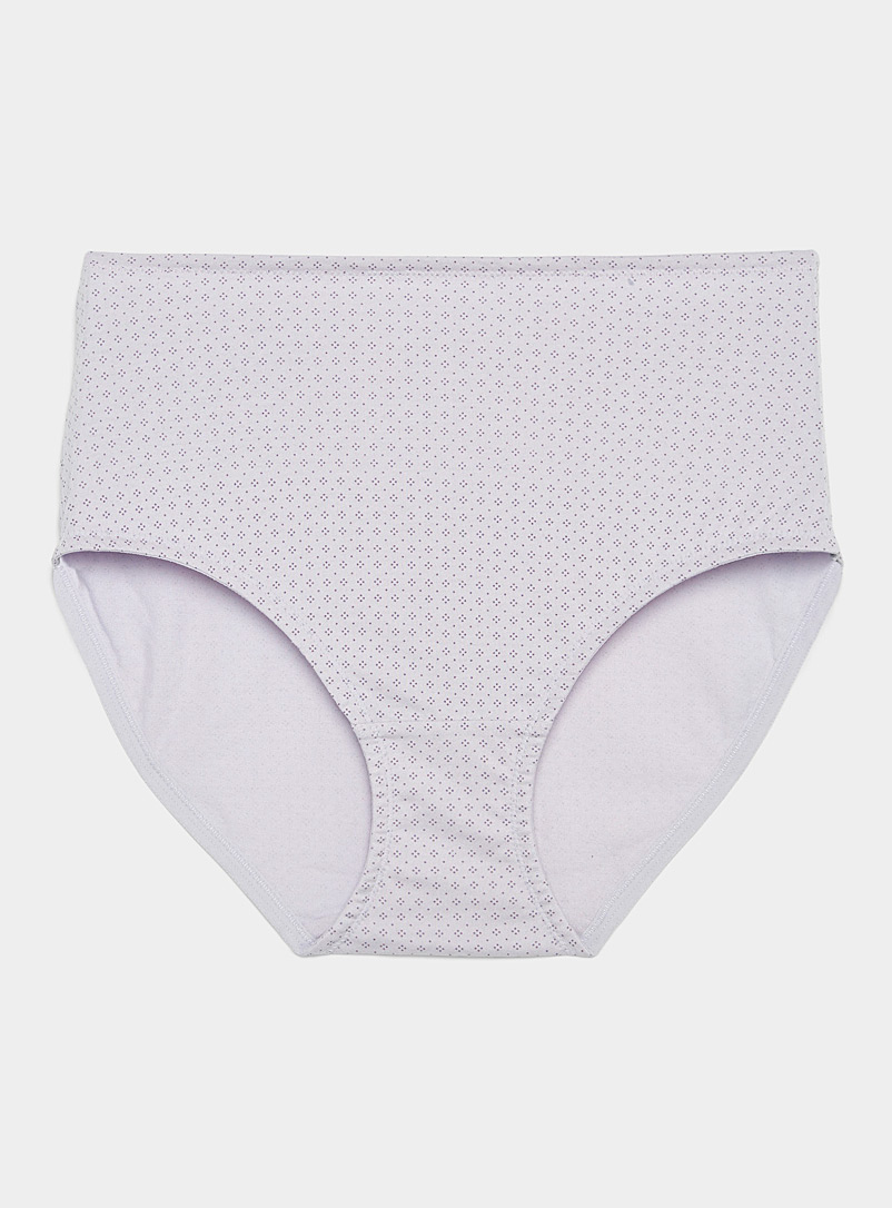Lot De 4 Culottes Taille Haute En Coton Doux - Confortable Et Sans Couture Pour Femme - 12