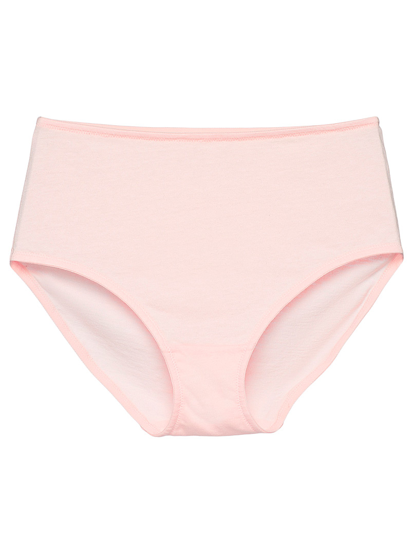 Miiyu Pink Organic cotton high-rise panty for women