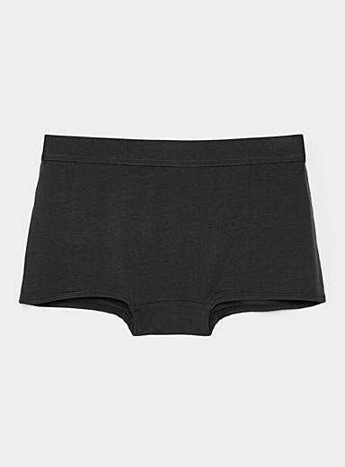 Nabtos Women Boxers Basic Cotton Boyshort Briefs Panties Solid