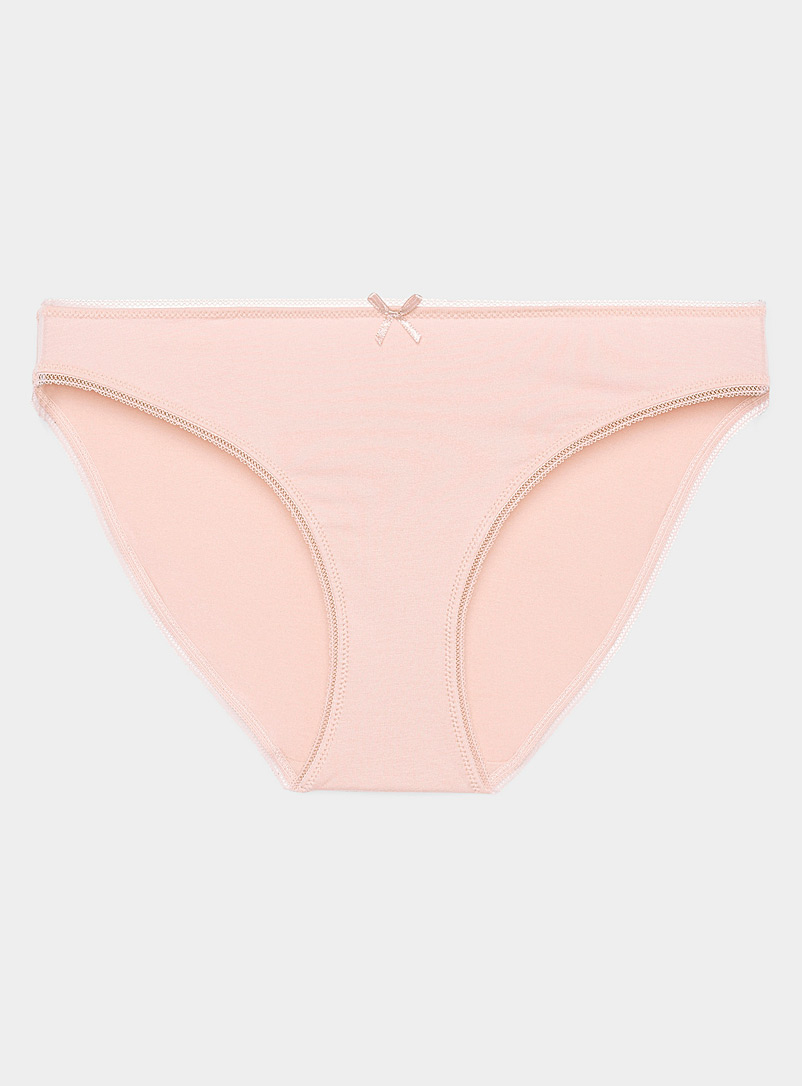 Miiyu Peach Eco-friendly colourful bikini panty for women