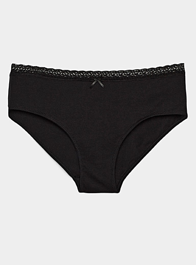Le bikini taille dentelle Coton biologique