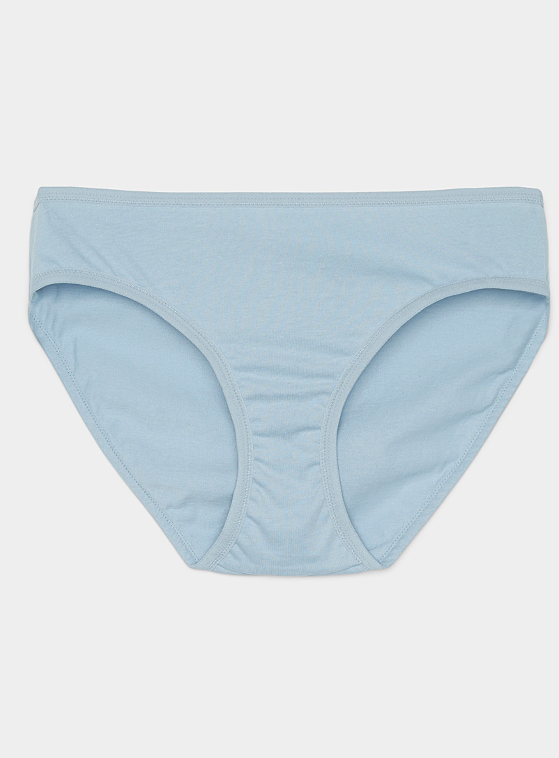 Miiyu Blue Organic cotton bikini panty for women