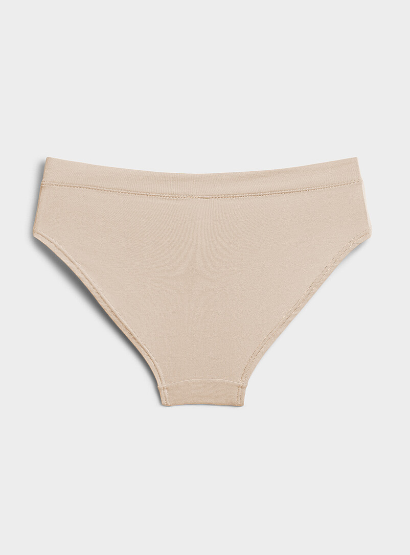 Miiyu: Le bikini essentiel uni Coton biologique et modal TENCEL<sup><small>MC</small></sup> Gr&egrave;ge pour femme