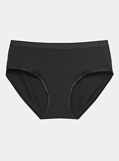 t.o.c. Period Underwear Hipster Cotton, Black