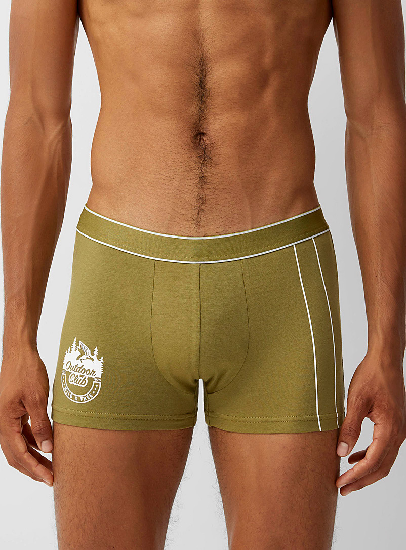 Le 31 Mossy Green Sports club trunk for men